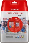 Canon CLI-571 BK/C/M/Y + 50x PP-201, multipack (0386C006) - originální kazety