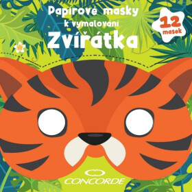 Papírové masky k vymalování Zvířátka