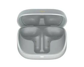 Havit TW906 Pro šedá / Bezdrátová sluchátka do uší s mikrofonem / BT 5.3 / ANC / nabíjecí pouzdro / až 5 h (TW906 PRO)