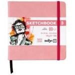 Skicovací blok Soft pink 14x14 140g 80 listů