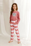 Dívčí pyžamo Carla pink TARO Růžová