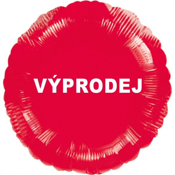 Balónek fóliový červený VÝPRODEJ Balonky.cz Balónek fóliový červený VÝPRODEJ Balonky.cz