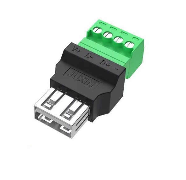 USB-A Female redukce na 4pinovou svorkovnici