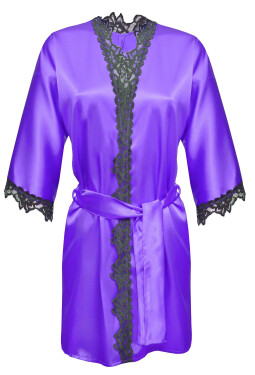 DKaren Housecoat Viola Violet Violet