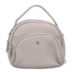 Buclatá malá dámská koženková crossbody Nardy, šedá