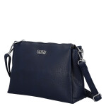 Trendy dámská koženková crossbody kabelka Denissa, tmavě modrá