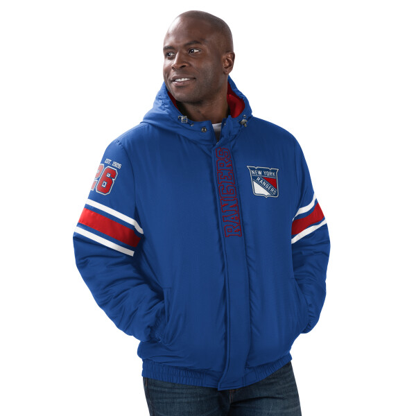 G-III Pánská Bunda New York Rangers Tight End Winter Jacket Velikost: