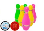 Mamido Bowlingová sada 6 barevných kuželek