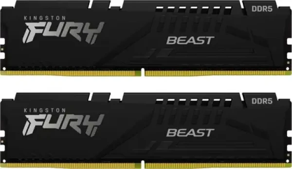 Kingston FURY Beast Black 16GB (2x 8GB) DDR5 6000MHz / CL40 / DIMM (KF560C40BBK2-16)