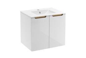 Koupelnová skříňka s umyvadlem Naturel Stilla 60x60x45 cm bílá STILLAD06033U1 STILLAD06033U1