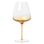Broste Sklenice na červené víno Amber 650 ml, žlutá barva, sklo