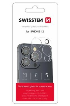 SWISSTEN Ochranné sklo čoček fotoaparátu pro Apple iPhone 12 (94500102)