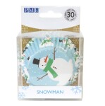 PME Košíčky papírové s fólií Sněhulák, pr.50mm, v.28 mm, 30 ks