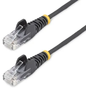 StarTech CAT6 Slim černá / Síťový kabel / 5 m / RJ-45 / PoE (N6PAT5MBKS)