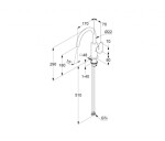 KLUDI - Renon Umyvadlová baterie, matná bílá 420285375