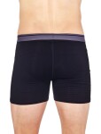 Pánské merino boxerky ICEBREAKER Mens Anatomica Boxers wFly, Black velikost: XL