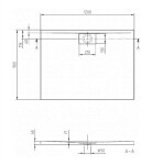 VILLEROY & BOCH - Architectura MetalRim Sprchová vanička, 90x120 cm, antracit UDA1290ARA248V-1S