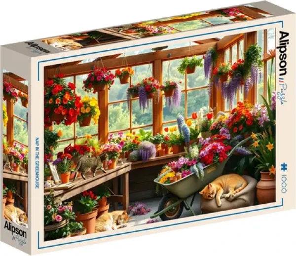 ALIPSON Puzzle Odpočinek ve skleníku