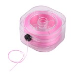 Elastická lycra - ∅ 0,8 mm - růžová - krabička - 90 m - 1 ks