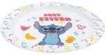 STOR Dětský jídelní talíř Stitch Palmy / Plast / Bez BPA / Vhodný do mikrovlnky (75047)