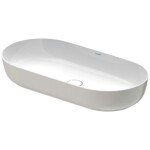 DURAVIT - Luv Umyvadlo na desku, 80x40 cm, bez přepadu, WonderGliss, bílá/matná šedá 03798023001