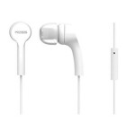 KOSS KEB9i bílá / Špuntové sluchátka s mikrofonem / 3.5mm jack / 1.2m (KEB9i white)