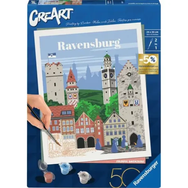 Ravensburger CreArt Barevný Ravensburg – malování podle čísel
