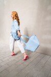 Nákupní taška přes rameno Reisenthel Shopper M Twist powder blue