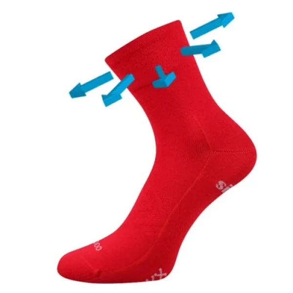 VOXX Ponožky sportovní bambusové BAERON červené 39-42 116382