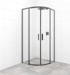 Sprchový kout čtvrtkruh 80x80 cm SAT TEX BB SATTEXSBB80CT SATTEXSBB80CT