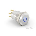 C & K Switches U811J85W3GE223 tlačítko 120 V, 28 V/DC 1 A 1x zap/(zap) červená (š x v) 15.24 mm x 12.70 mm 1 ks Bulk