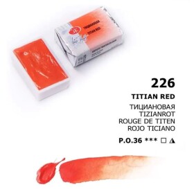 Nevskaya Palitra White Nights akvarelová barva 2,5 ml Titian Red 226