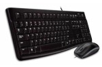 Logitech Desktop MK120 / Klávesnice a myš / DE verze / USB / Černá (920-004958)