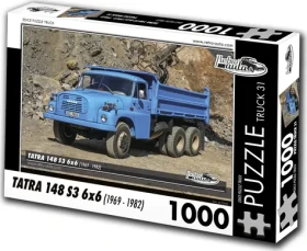 RETRO-AUTA Puzzle TRUCK č.31 Tatra 148 S3 6x6 (1969 - 1982)