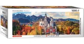 EUROGRAPHICS Panoramatické puzzle Zámek Neuschwanstein, Německo