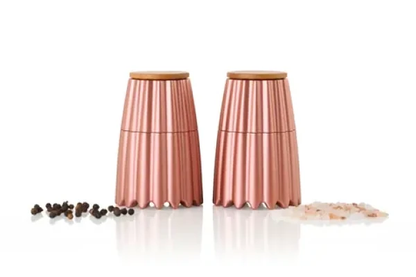 AdHoc MagTwo Rose gold / Mlýnek na sůl a pepř / magnetický / keramický mlecí mechanismus / 19,5 cm (MP908)