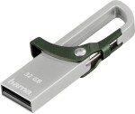 Hama 123921 flashPen "Hook-Style" 32 GB šedá / Flash disk / čtení: až 15 MBs (123921-H)