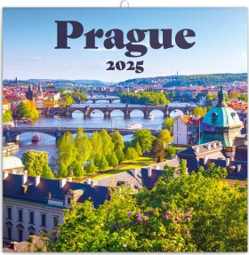 Kalendář 2025 poznámkový: Praha, 30 30 cm