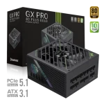 Gamemax GX PRO 1050G / Zdroj / ATX / 1050W / 80 Plus Gold / Plně modulární (GX PRO 1050G)