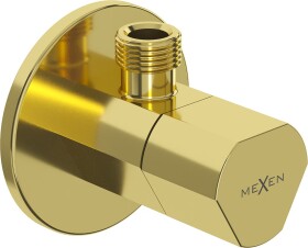 MEXEN - Rohový ventil pro vodovodní baterie 1/2"x3/8", zlatá 79973-50