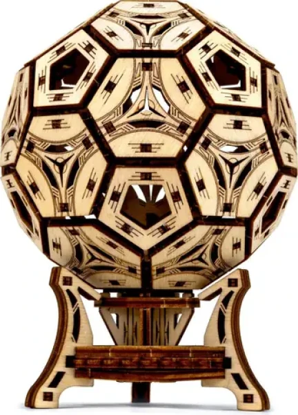 WOODEN CITY 3D puzzle Multifunkční organizér - Fotbalový míč 175 dílků