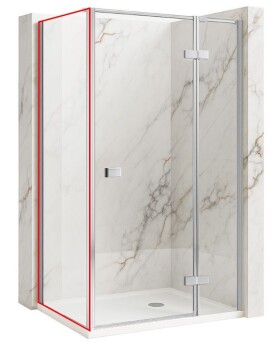 REA - Boční stěna ATLAS chrom 100 REA-K4334