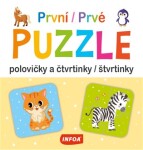 První PUZZLE - polovičky a čtvrtinky