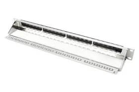 DIGITUS / Patch panel / 19" / 24 portů / stíněný / neosazený / 1U (DN-91411-G)