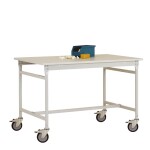 Manuflex LD1113.6011 ESD ESD pracovní stůl UNIDESK s kaučuk deska, rezedově zelená RAL 6011, Šxhxv = 2000 x 800 x 720-73