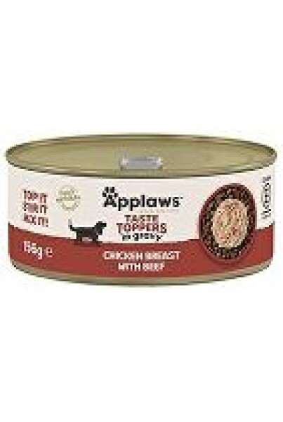 Applaws Dog konz. Toppers Gravy kuře s hovězím 156g