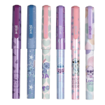 Colorino gelové pero, Stitch Pastel, 24 ks, s víčkem, modrá náplň, displej - 24ks