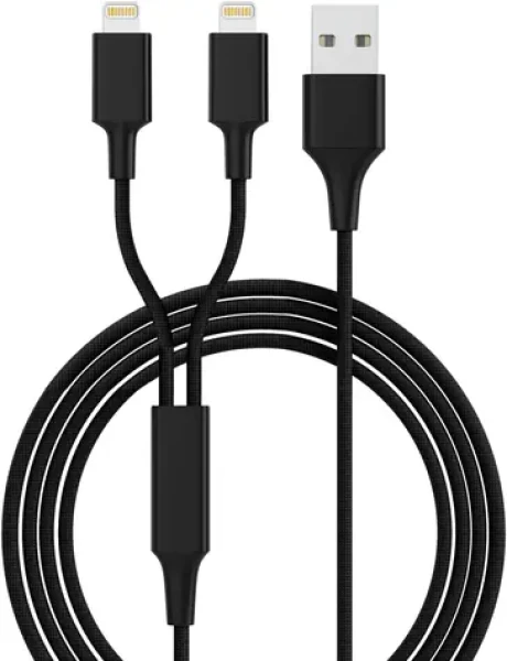 Smrter Hydra DUO černá / Nabíjecí kabel / Lightning / 1,2 m (SMRTER_HYDRA_DUO_L_BK)