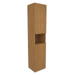 Koupelnová skříňka vysoká SAT Evolution 36x165x32 cm dub medový mat SATEVOV36DM SATEVOV36DM