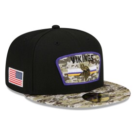 New Era Pánská kšiltovka Minnesota Vikings NFL 2021 On-Field Salute to Service 59FIFTY Fitted Velikost: 7